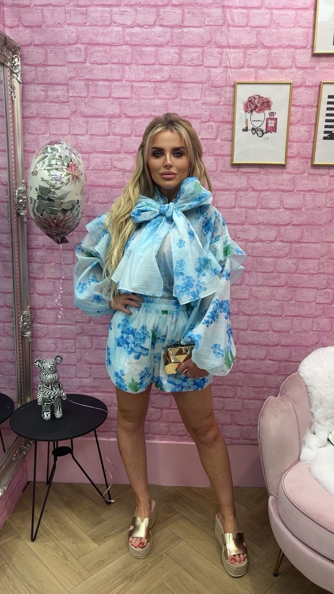 Floral Bow Co-Ord