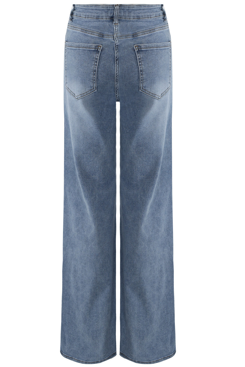 Wide Leg Bell Bottom Jeans