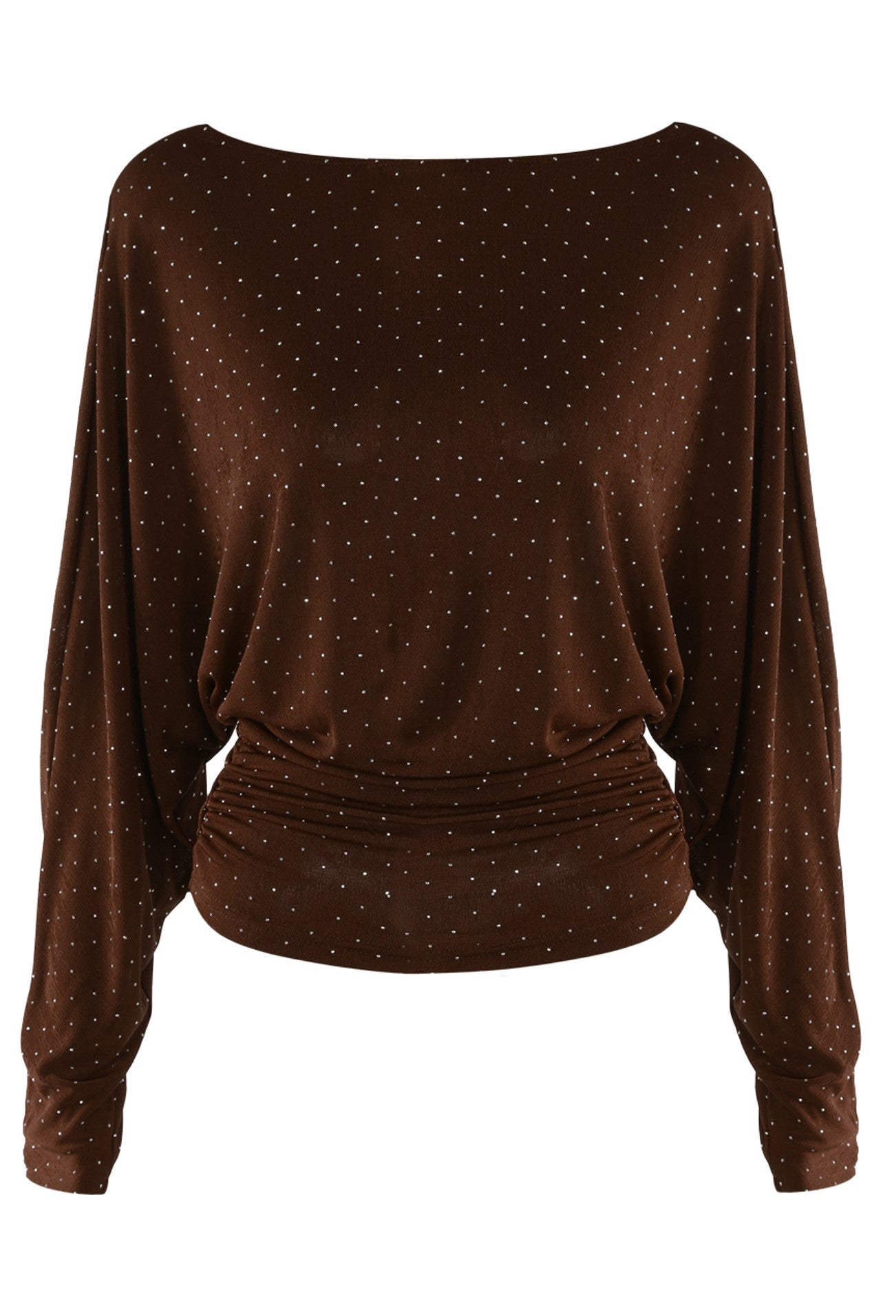 Studded Ruched Top
