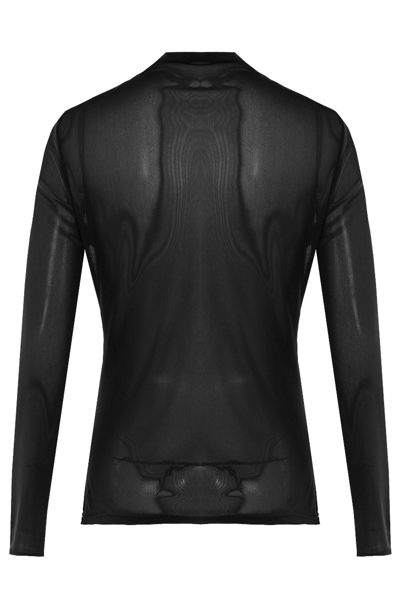 Mesh Long Sleeve Sequin Top