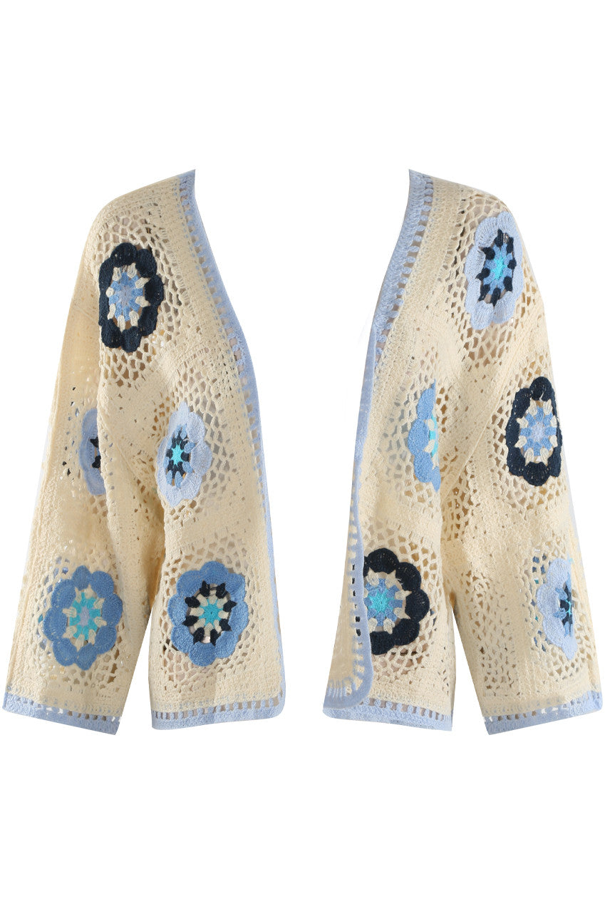 Floral Crochet Cardigan