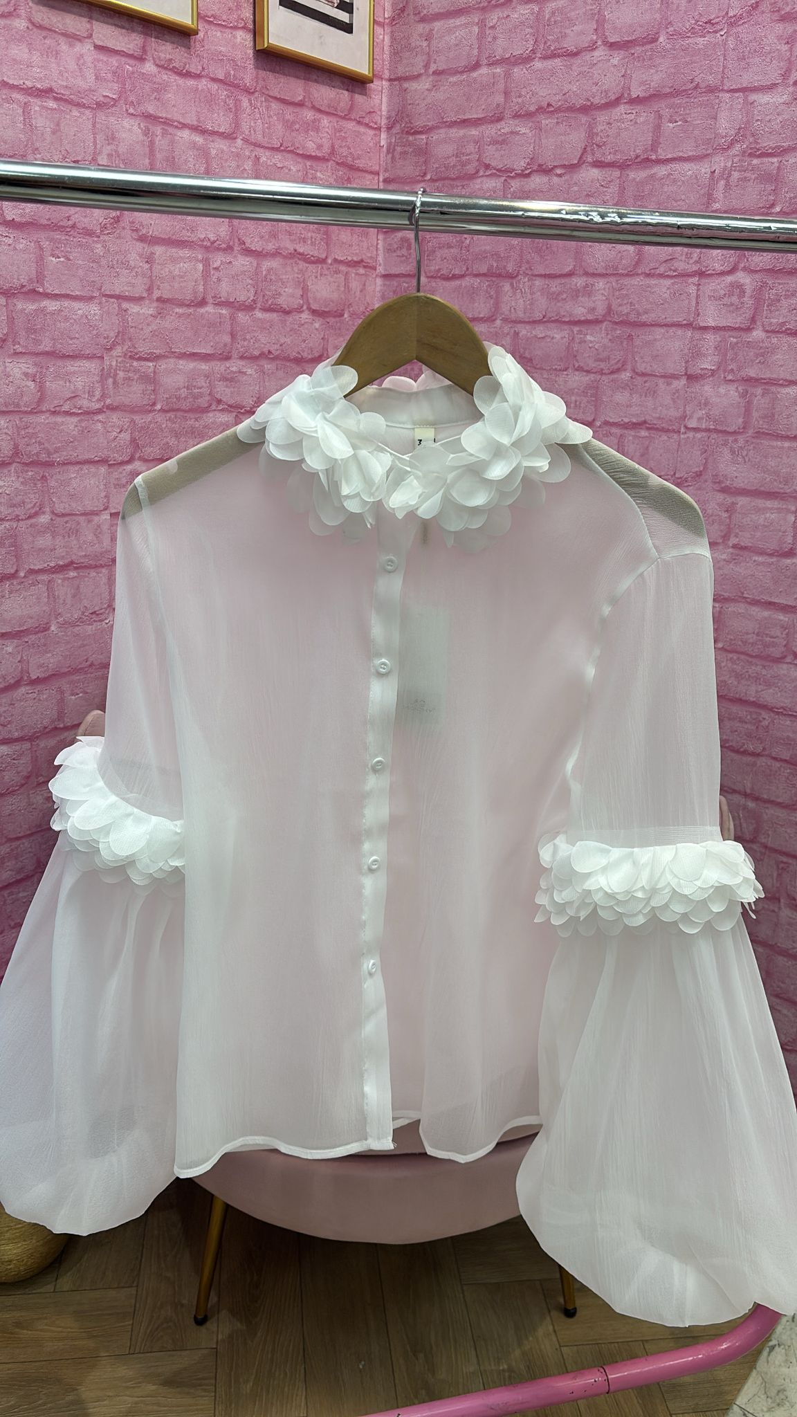 Flower Detail Blouse