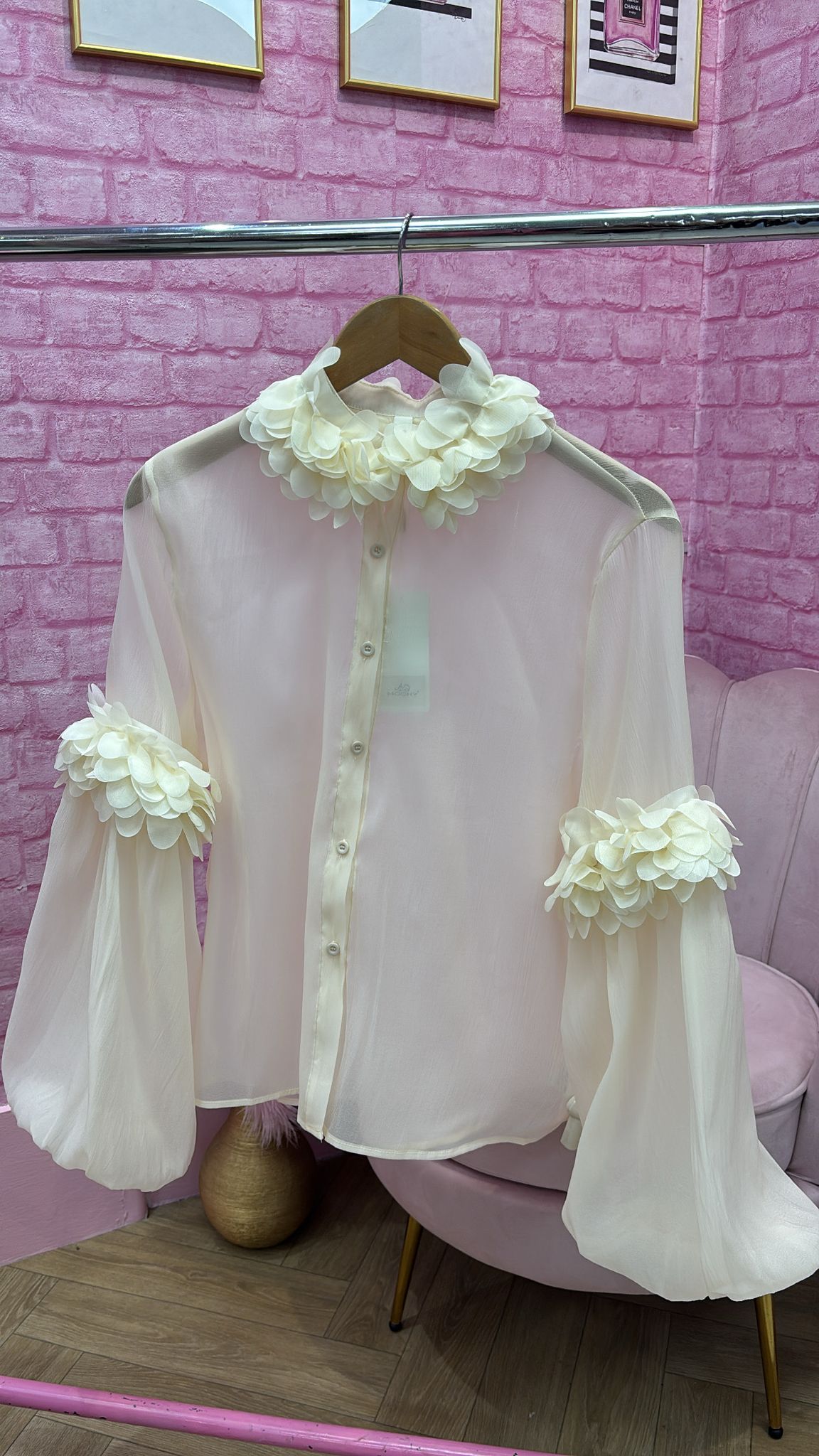 Flower Detail Blouse