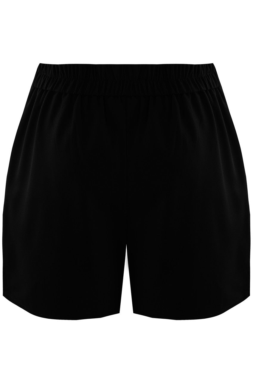 Wrap Skort With Embossed Buckle