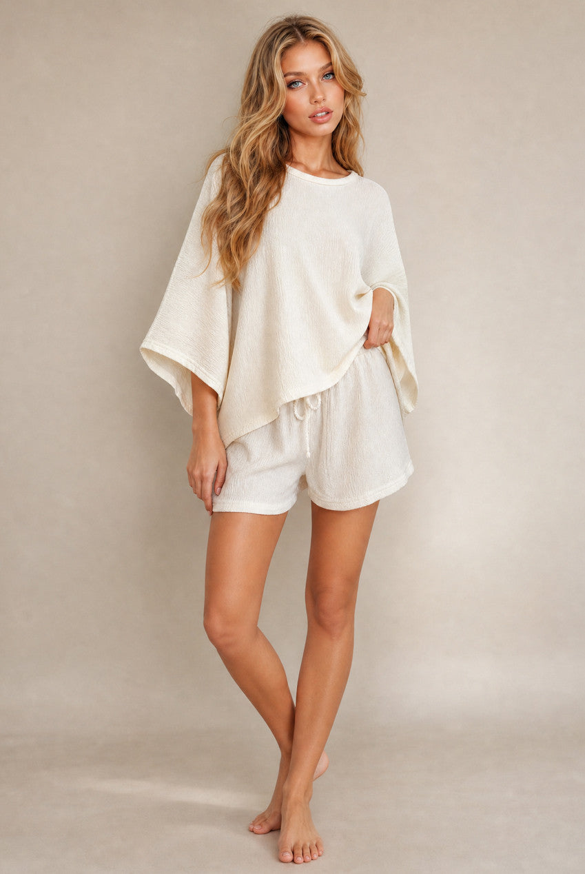 Crinkle Textured Top