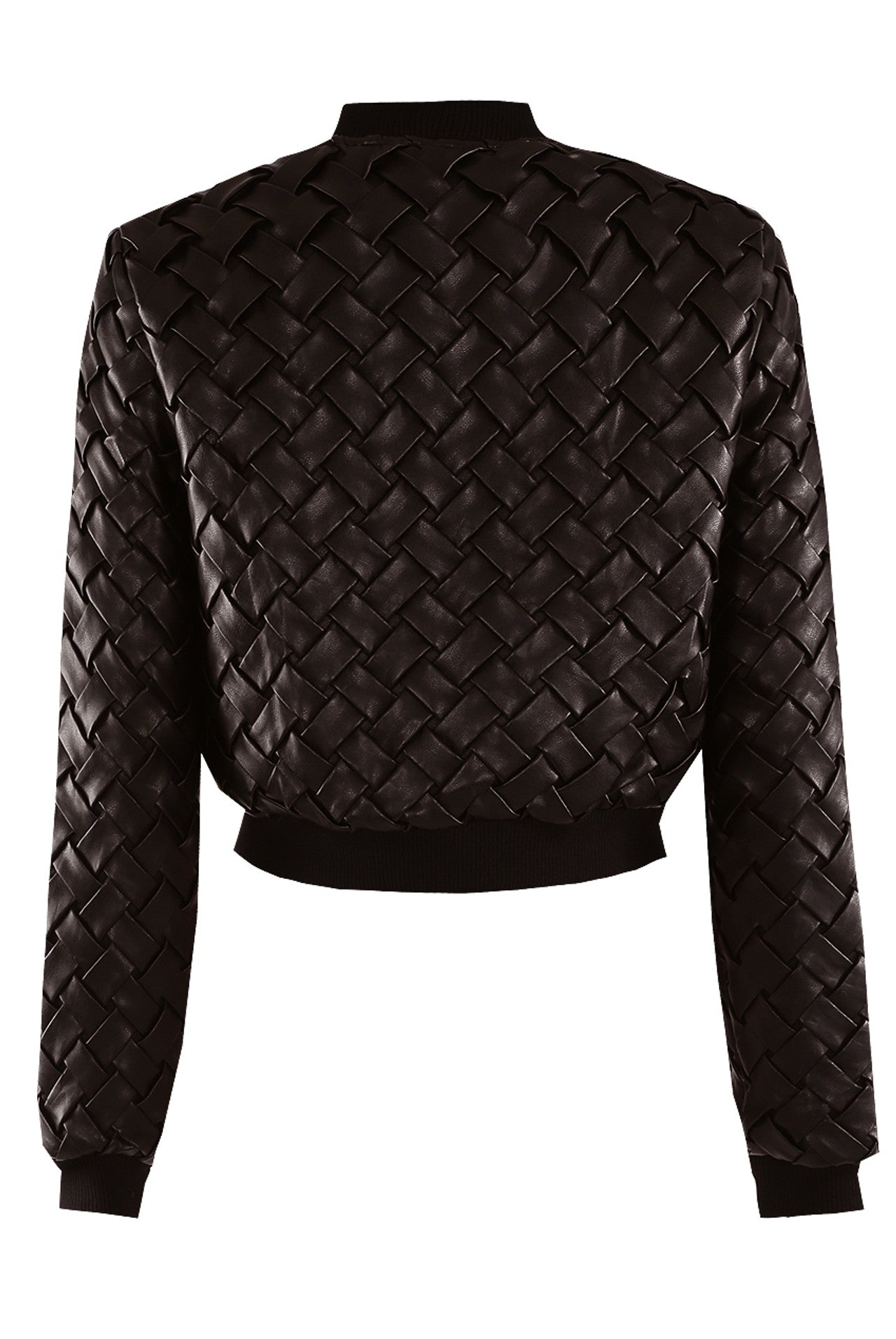 Designer Inspired Woven Bomber Jacket