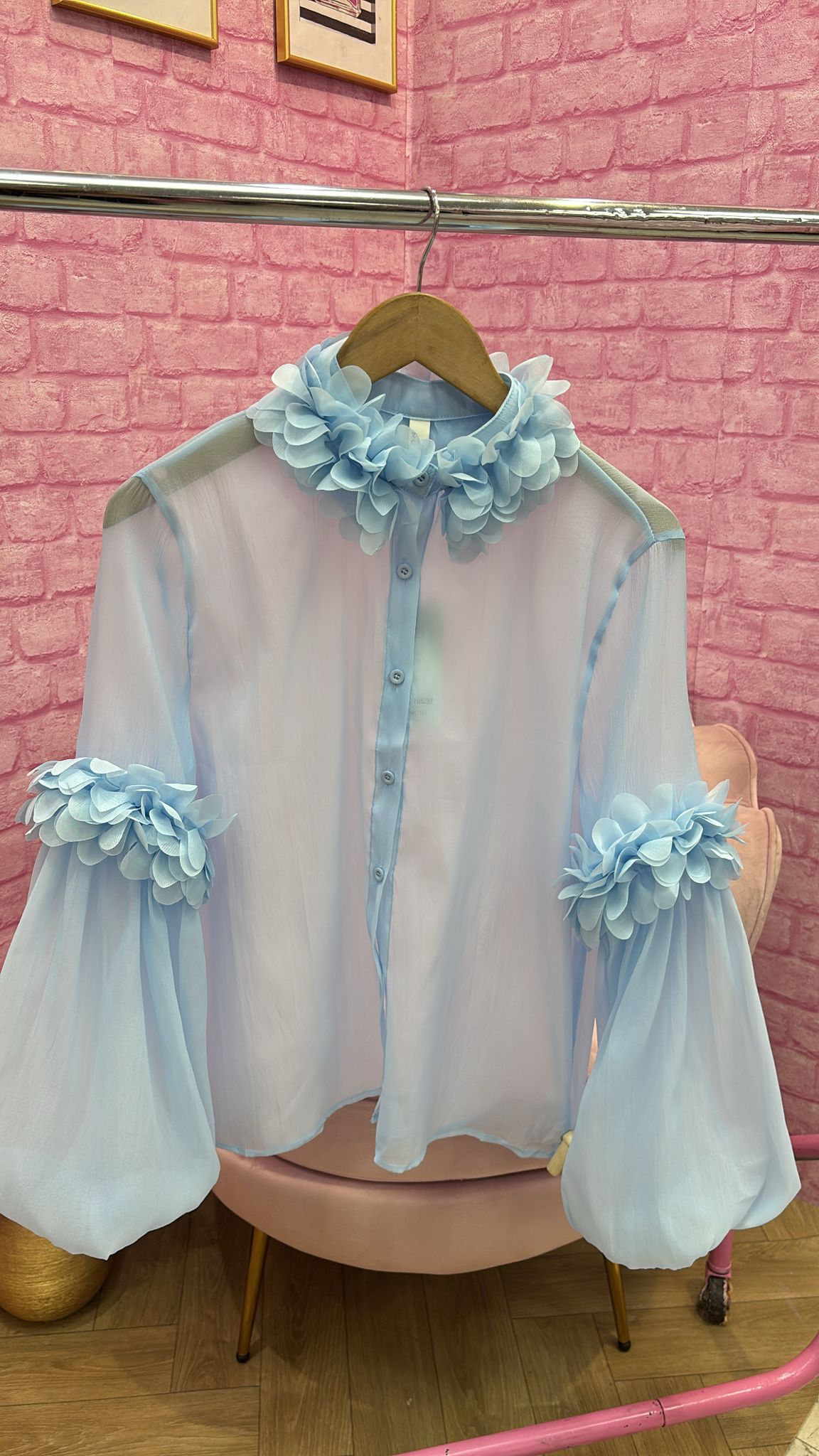 Flower Detail Blouse