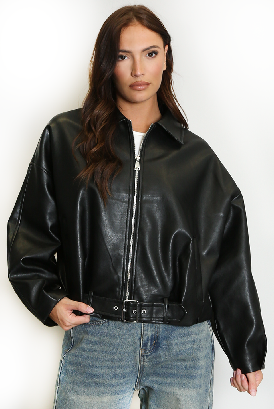Leather Bomber