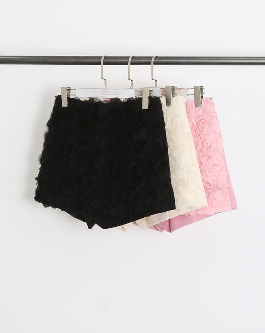 3D Rose Skort