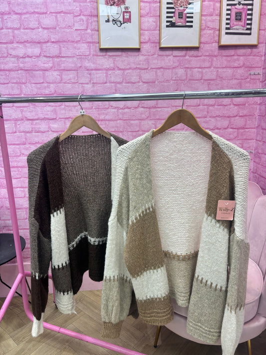 Patch Cardigan