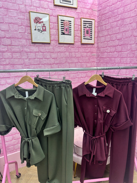 Belted Lounge Set