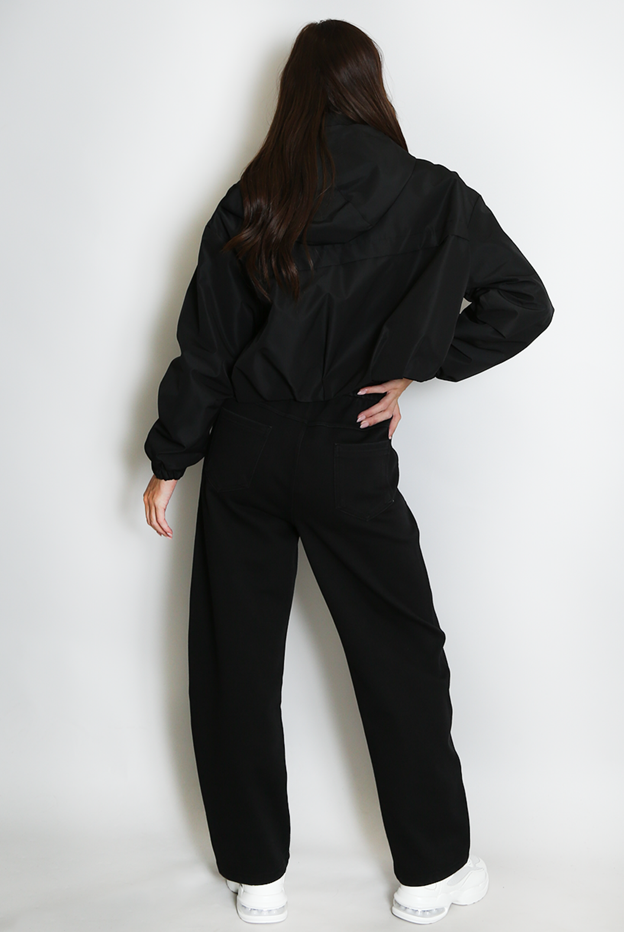 Cropped Hooded Jacket