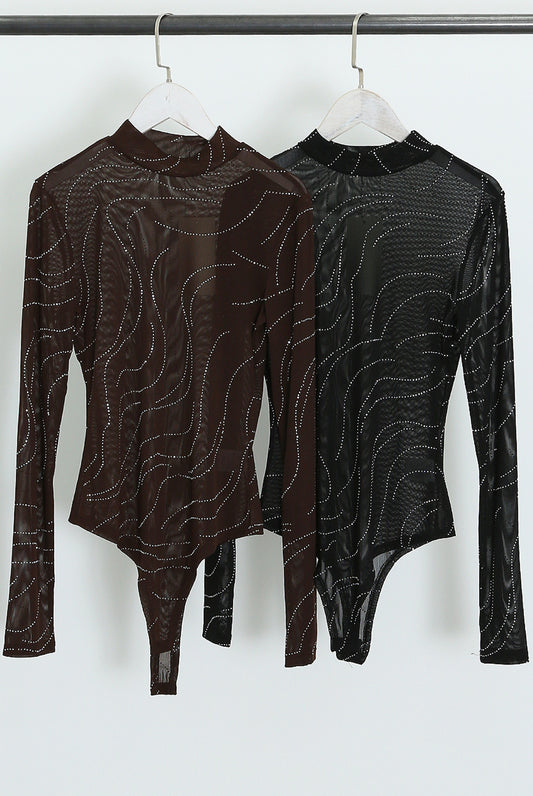Diamante Detail Bodysuit