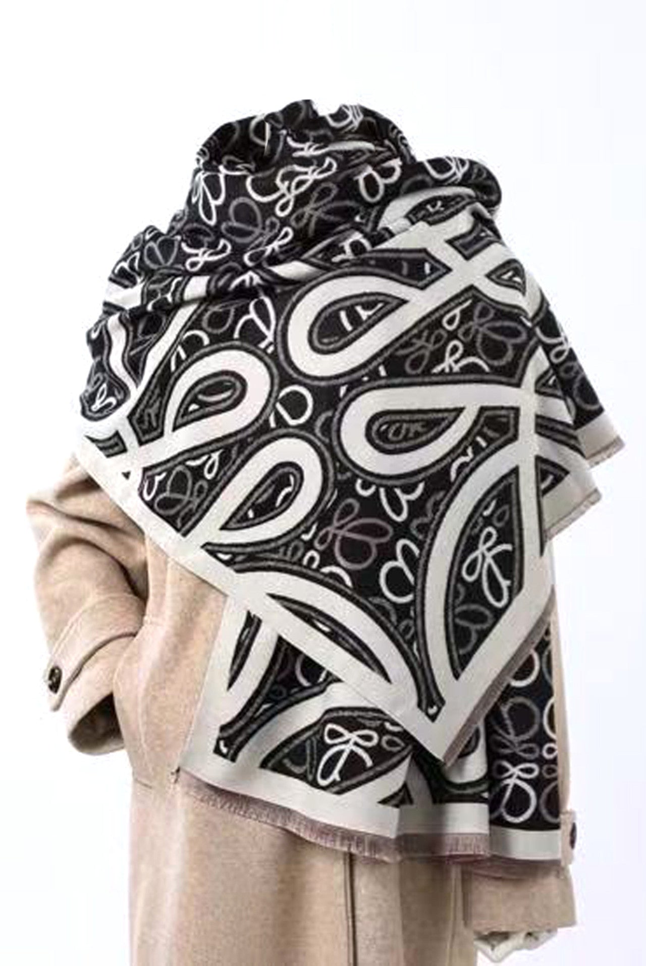 Designer Inspired Wool Scarf