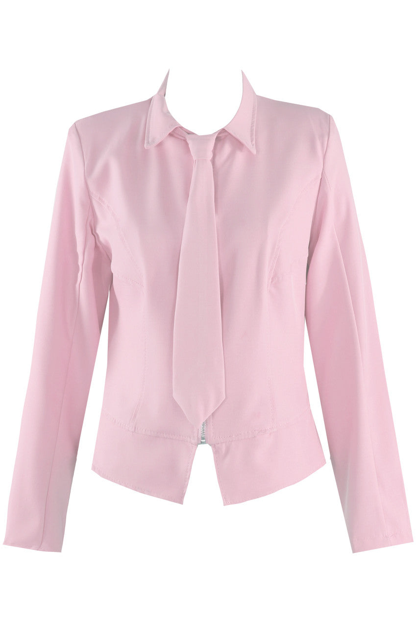 Fitted Shirt With Tie