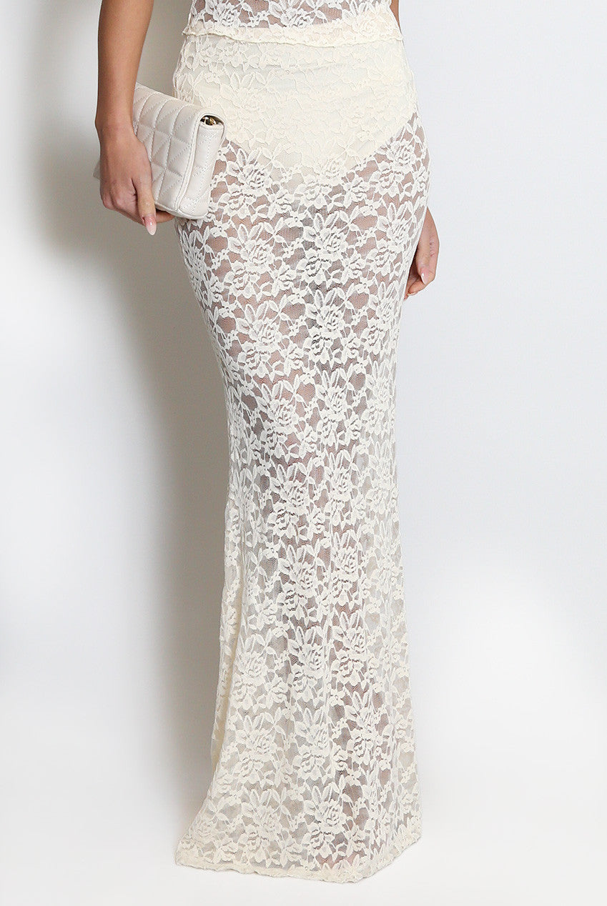Floral Lace Skirt
