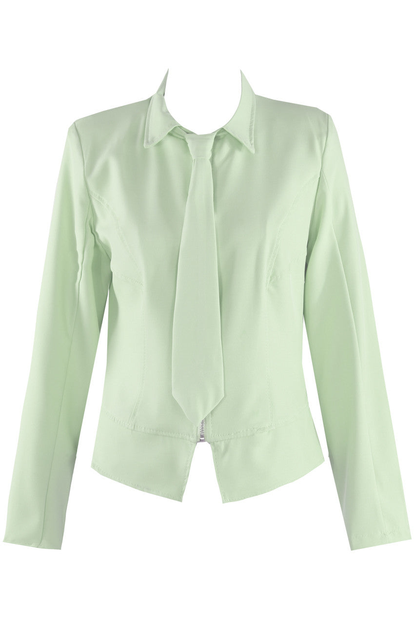 Fitted Shirt With Tie