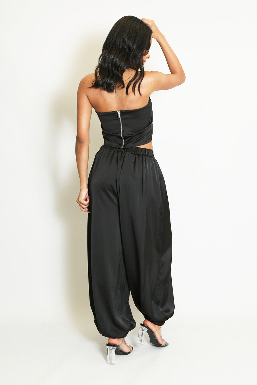 Satin Balloon Trousers