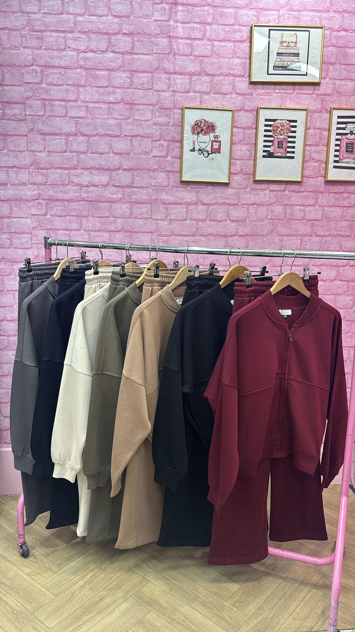 Bomber Jacket & Wide Leg Joggers