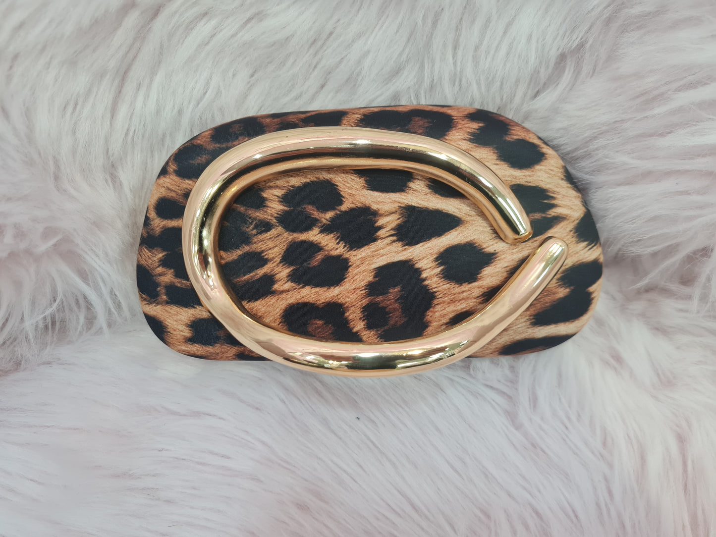 Clutch Bag with Gold Detail