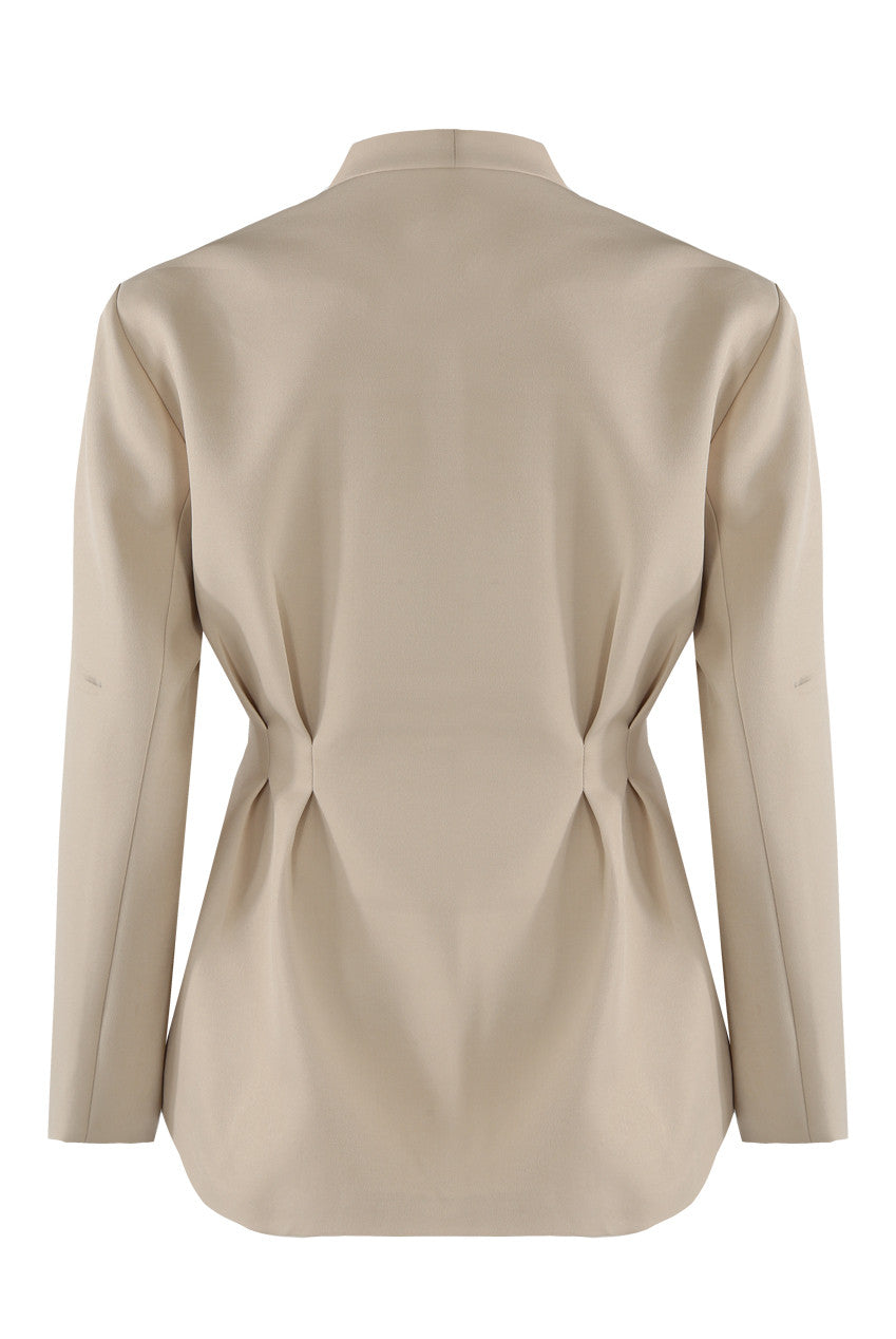 Pleated Waist Hourglass Blazer