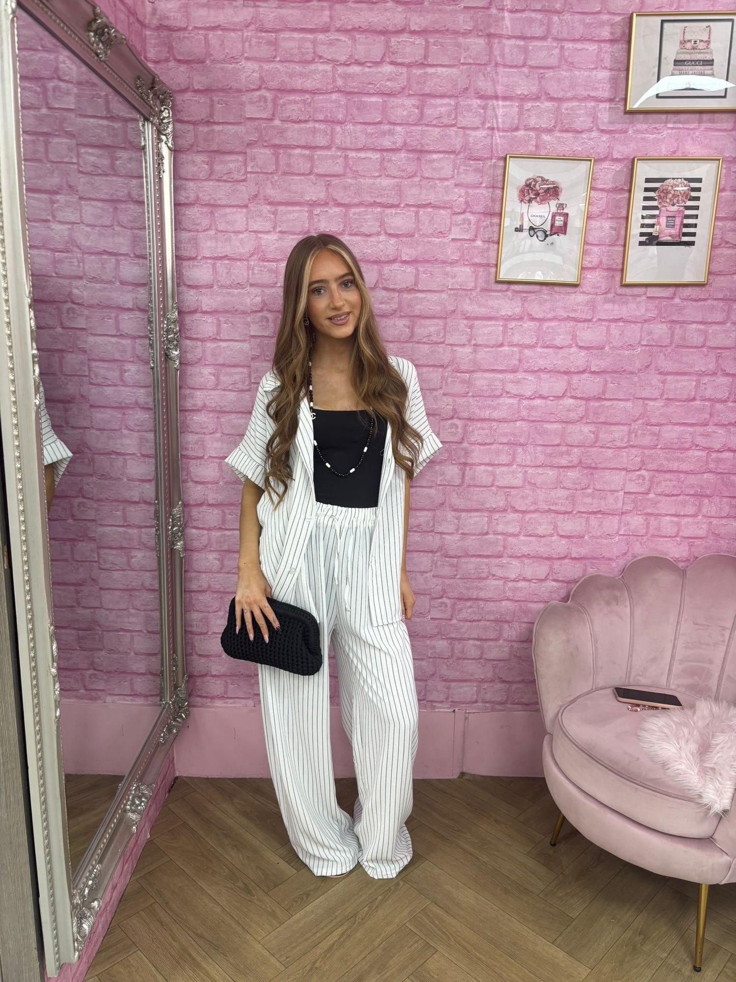 Pinstripe Lounge Suit