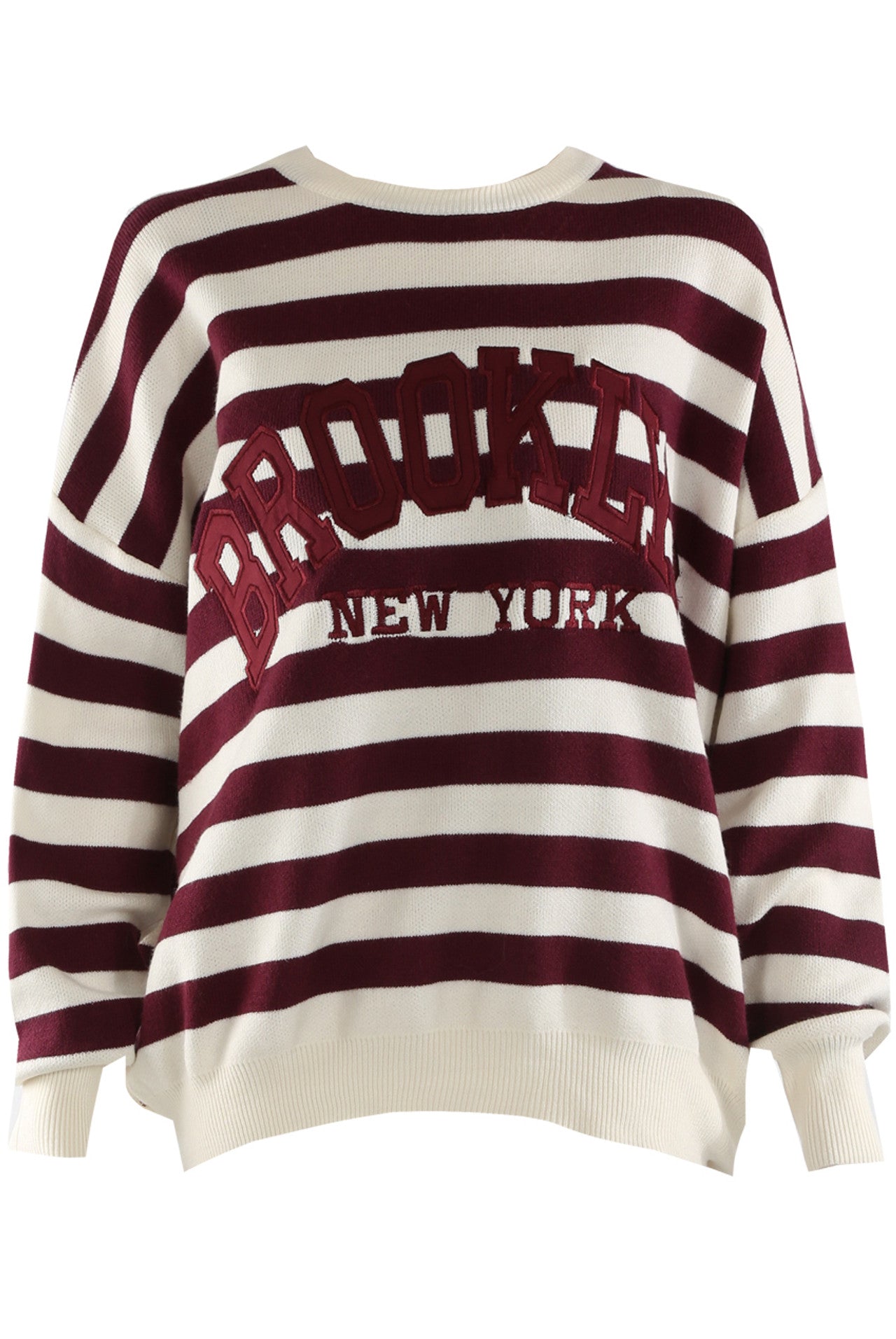 Brooklyn Stripe Oversized Jumper