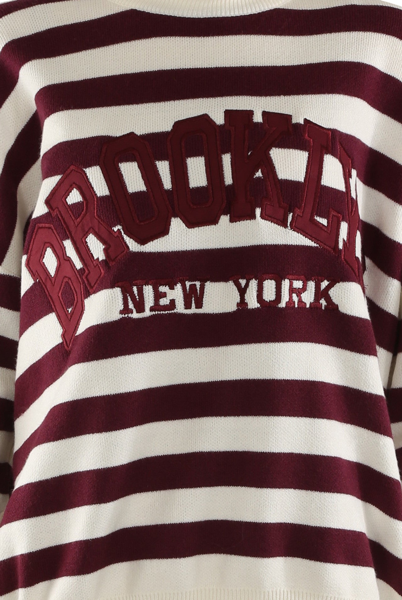 Brooklyn Stripe Oversized Jumper