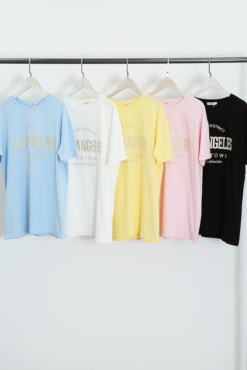 Embroidered Los Angeles T-shirt