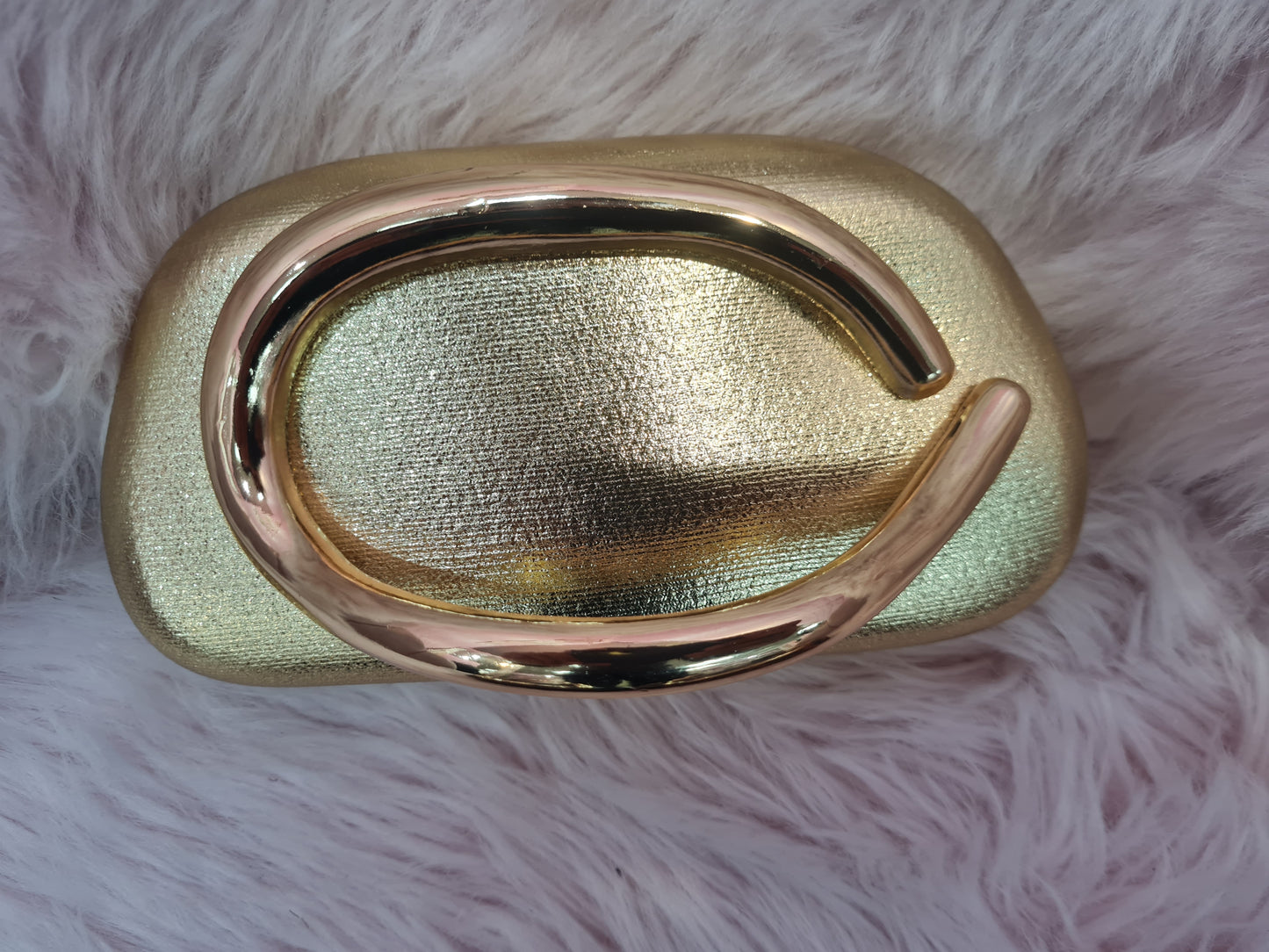 Clutch Bag with Gold Detail