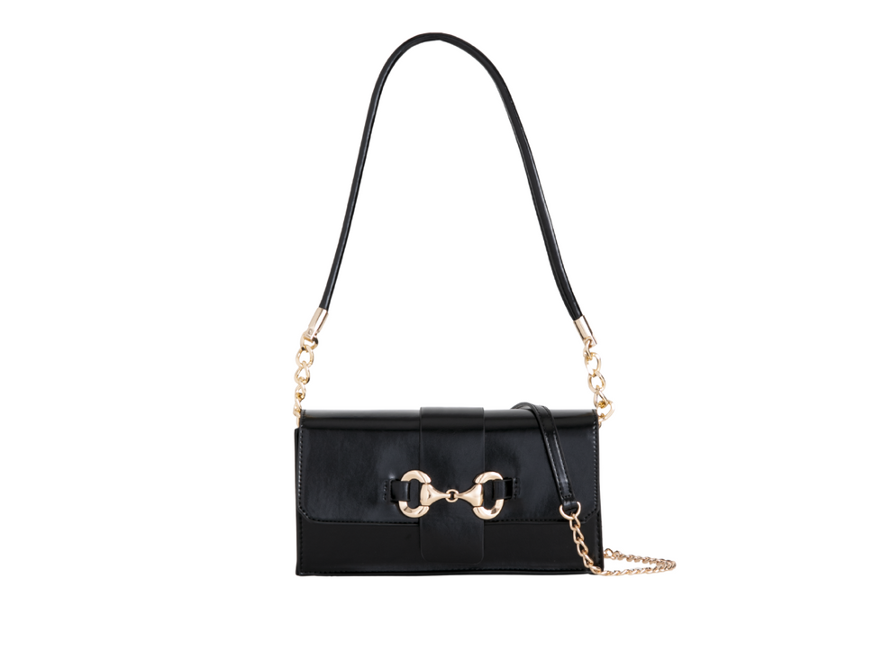 Solenne Gold Detail Handbag