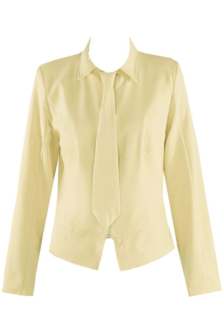 Fitted Shirt With Tie
