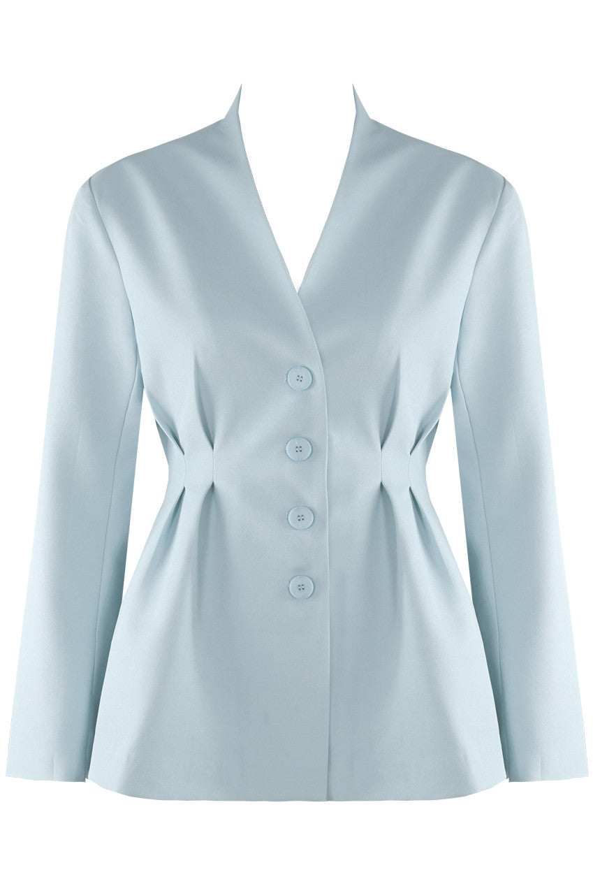 Pleated Waist Hourglass Blazer