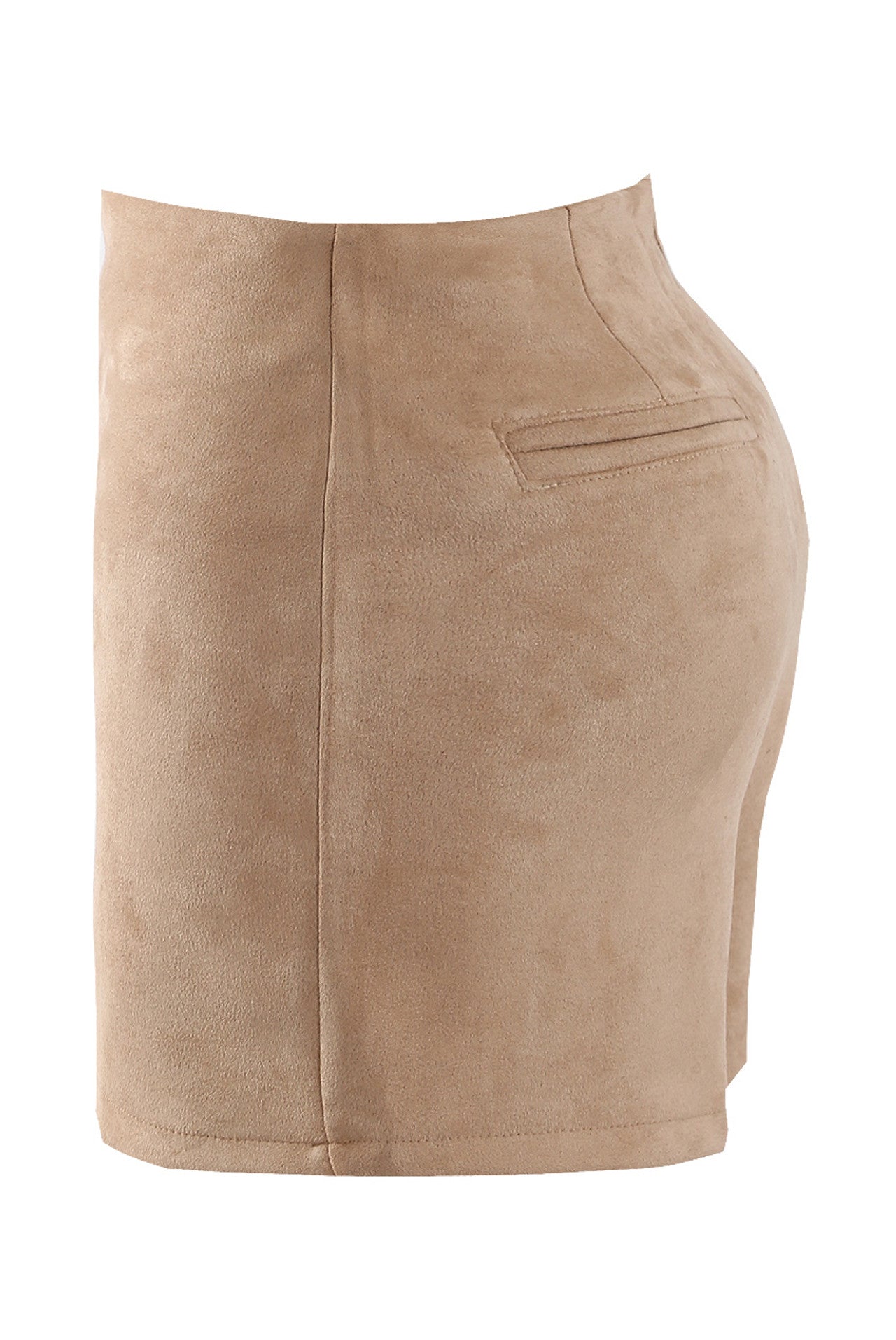 Suede Skort