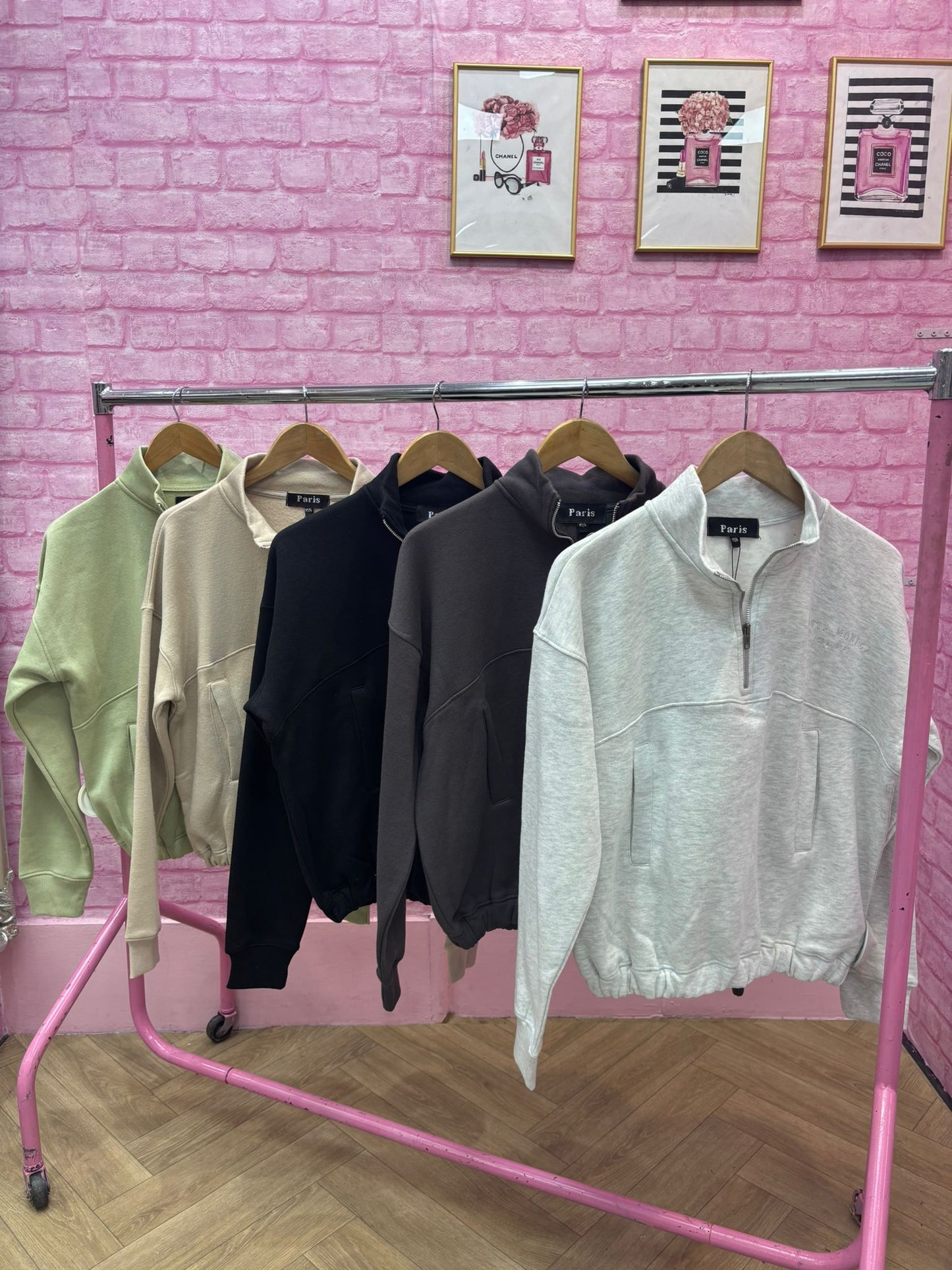 Santa Monica Half Zip Sweat