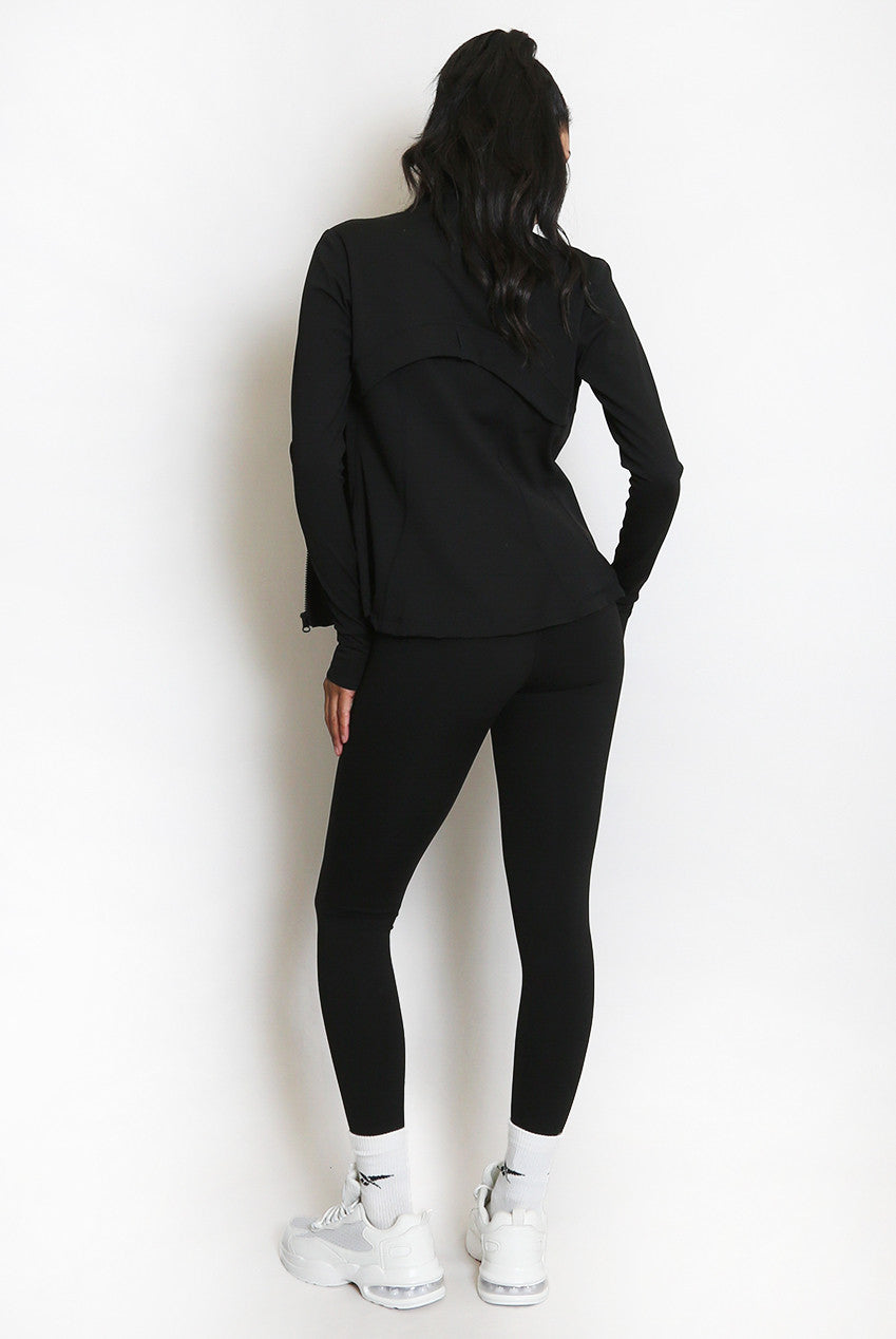 Sculpted Designer Inspired Gym Set (Jacket & Leggings)