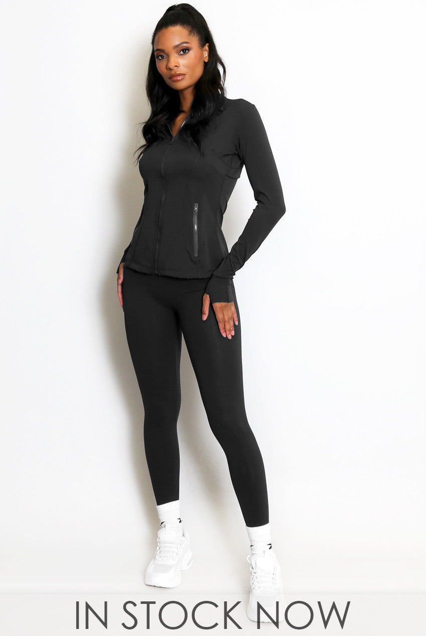 Sculpted Designer Inspired Gym Set (Jacket & Leggings)