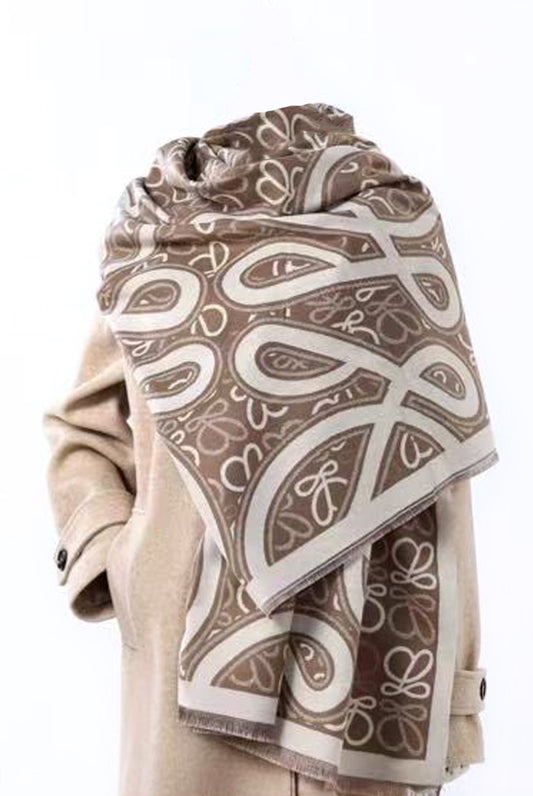 Designer Inspired Wool Scarf
