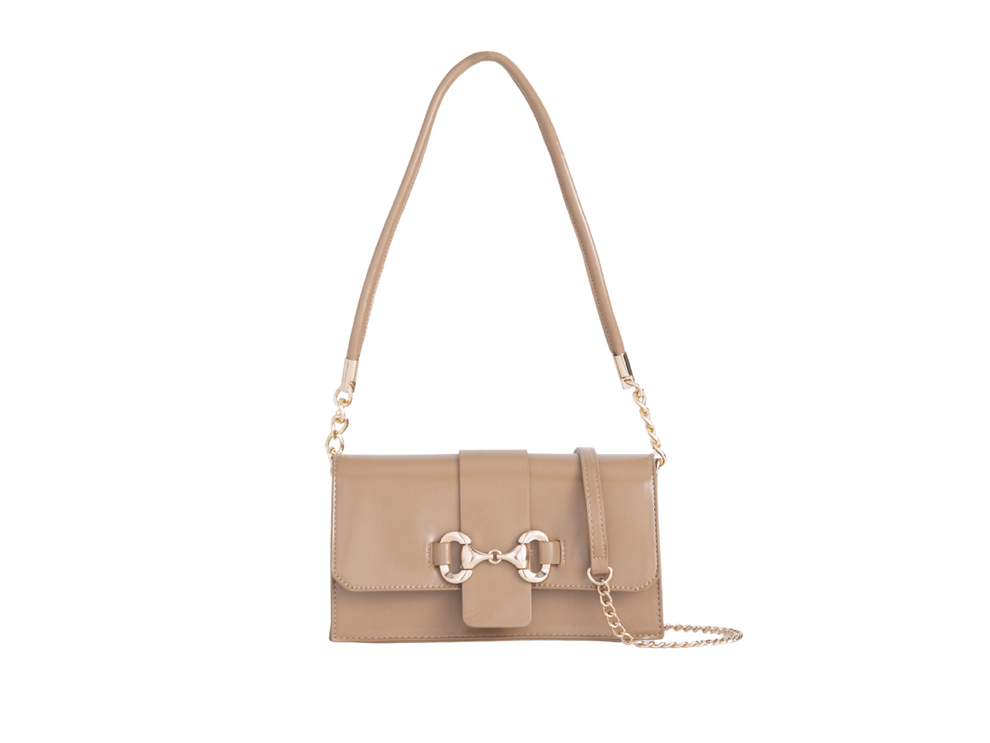 Solenne Gold Detail Handbag