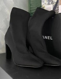 Lycra Stretch Sock Heel Boot