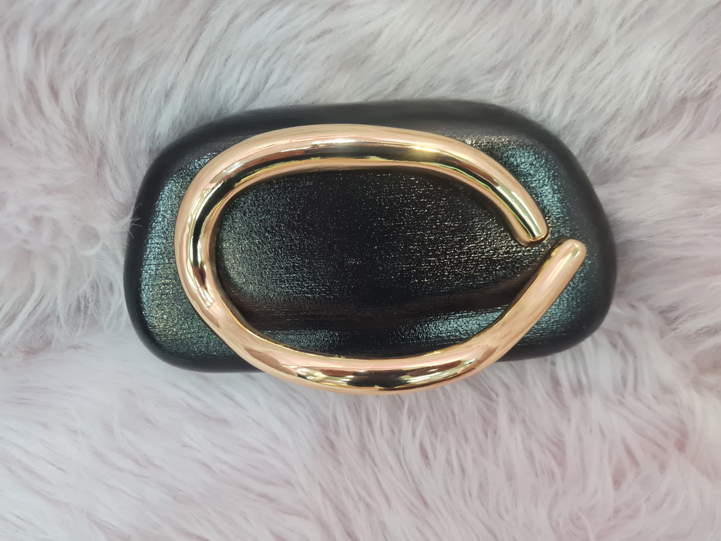 Clutch Bag with Gold Detail