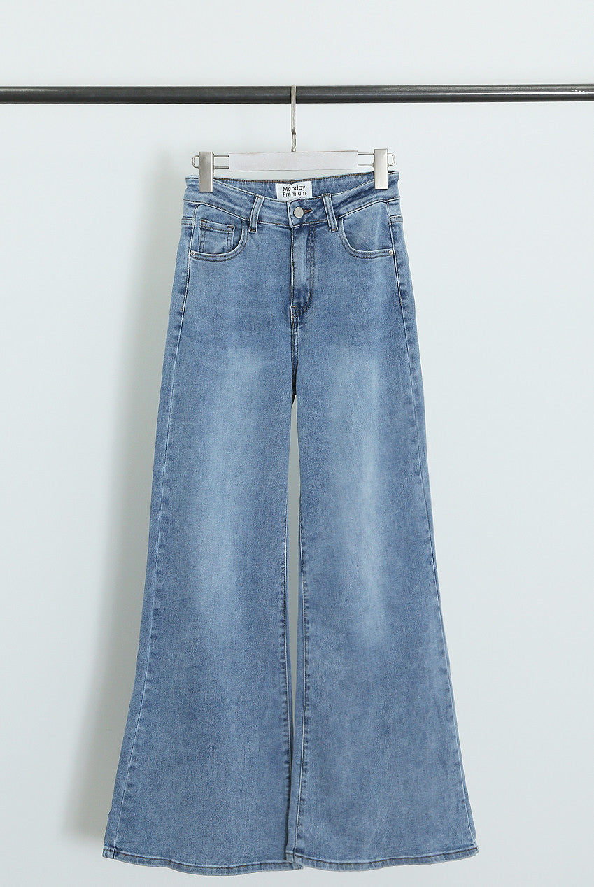 Wide Leg Bell Bottom Jeans
